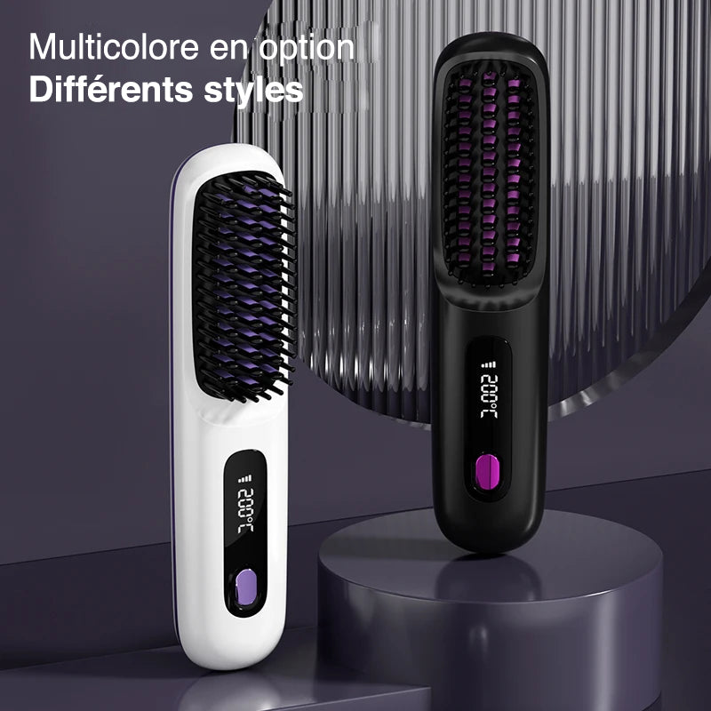 PerformX™ Brosse Lissante et Boucleur Portable